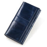 Anti-Theft Brushed Genuine Leather Ladies Wallet Top Layer Cowhide Long Women's Bag Multi-Card Card Holder Mobile Phone Bag Clutch Bag - V.I.P Digital Presence