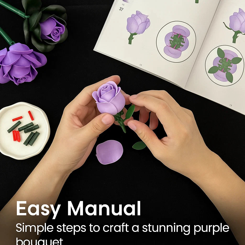 BrickBloom Purple Roses - V.I.P Digital Presence