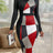 Autumn slimming temperament commuting geometric figure high waisted long skirt - V.I.P Digital Presence