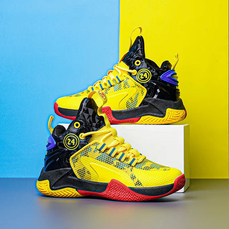 Boys' basketball shoes teenagers' mesh breathable sports shoes - V.I.P Digital Presence