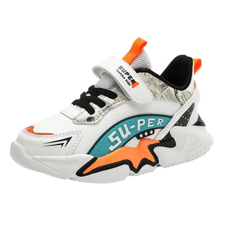 Boys' sports shoes with waterproof leather surface and anti slip soft sole for students - V.I.P Digital Presence