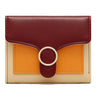 Brand Designer Geometric Panelled Trifold Women Wallet Pu Leather Zipper Coin Ladies Small Purse Card Holder Short Female Wallet - V.I.P Digital Presence