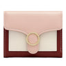 Brand Designer Geometric Panelled Trifold Women Wallet Pu Leather Zipper Coin Ladies Small Purse Card Holder Short Female Wallet - V.I.P Digital Presence
