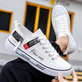 Breathable men's canvas shoes, Hong Kong style men's shoes, casual cloth shoes, trendy, lightweight, low top board shoes - V.I.P Digital Presence