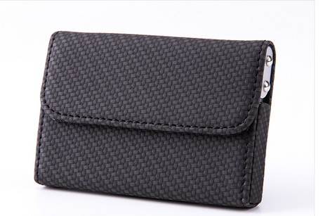 Business Card Case Men's Business Gift Metal Leather Business Card Holder Business Card Storage Box Flip Business Card Case 886# - V.I.P Digital Presence