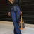 Button Fly High Waist Flare Jeans - V.I.P Digital Presence