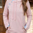 Button printed hooded women's hoodie - V.I.P Digital Presence