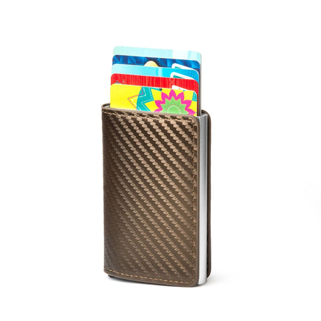 Carbon Fiber Anti-Magnetic Card Case Aluminum Alloy Card Box RFID Anti-Magnetic Wallet Card Holder - V.I.P Digital Presence