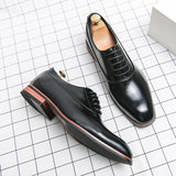 Casual shoes, leather shoes, men's formal wear, men's shoes, lace up business pointed leather shoes - V.I.P Digital Presence