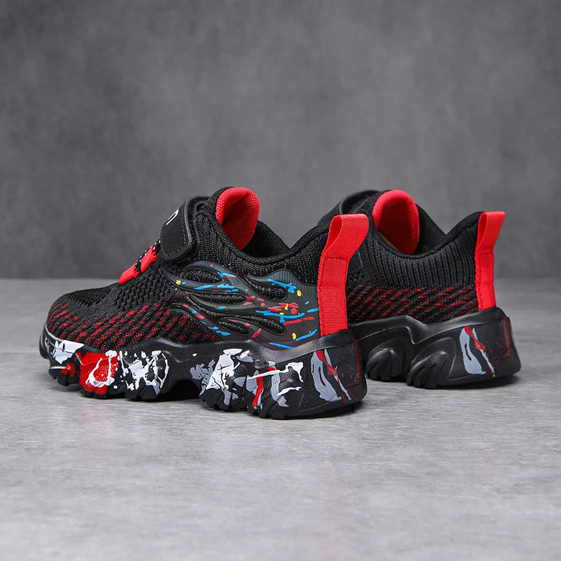 Children's sports shoes boys' mesh breathable soft soled running shoes - V.I.P Digital Presence