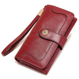 Clutch Bag RFID Anti-Magnetic Anti-Theft Brush Ladies Long Wallet Mobile Phone Bag Leather Wallet Coin Pocket - V.I.P Digital Presence