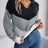 Color Block Dropped Shoulder Sweater - V.I.P Digital Presence