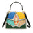 Color blocking hand-held small square bag, versatile for women, single shoulder - V.I.P Digital Presence