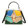 Color blocking hand-held small square bag, versatile for women, single shoulder - V.I.P Digital Presence