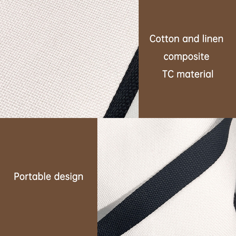 Colorblock handbag custom made to order 380g linen cotton - V.I.P Digital Presence