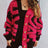 Contrast Button Up Long Sleeve Cardigan - V.I.P Digital Presence