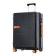 Contrast Color Hardshell Luggage 24inch Expandable Spinner Suitcase with TSA Lock Lightweight Black + ABS - V.I.P Digital Presence