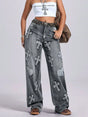 Cross Wide Leg Jeans with Pockets - V.I.P Digital Presence