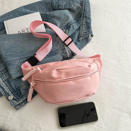 Crossbody bag women's casual bag canvas bag waist bag trendy sports chest bag - V.I.P Digital Presence