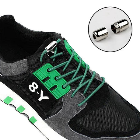 Elastic Lock Shoe Laces No Tie Shoelaces New Simplicity Round Metal Tip Shoelace Leisure Quick Sport Shoe Laces Unisex - V.I.P Digital Presence