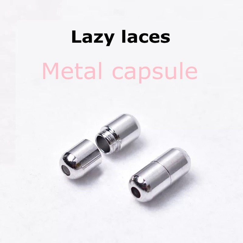 Elastic Lock Shoe Laces No Tie Shoelaces New Simplicity Round Metal Tip Shoelace Leisure Quick Sport Shoe Laces Unisex - V.I.P Digital Presence