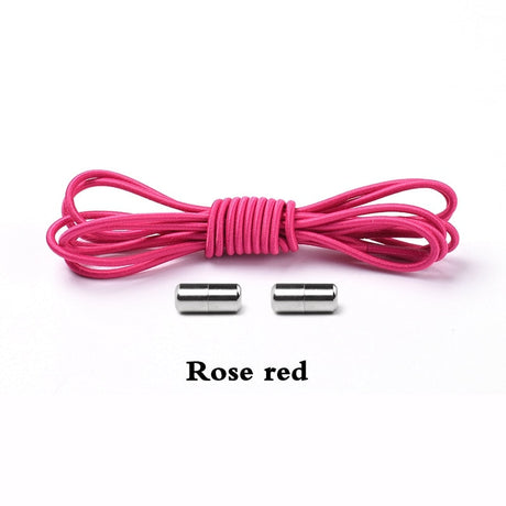 Elastic Lock Shoe Laces No Tie Shoelaces New Simplicity Round Metal Tip Shoelace Leisure Quick Sport Shoe Laces Unisex - V.I.P Digital Presence