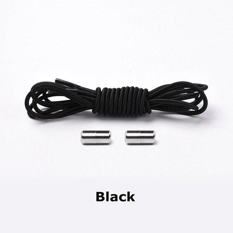 Elastic Lock Shoe Laces No Tie Shoelaces New Simplicity Round Metal Tip Shoelace Leisure Quick Sport Shoe Laces Unisex - V.I.P Digital Presence
