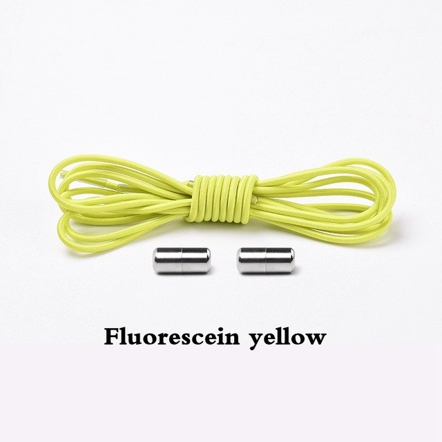 Elastic Lock Shoe Laces No Tie Shoelaces New Simplicity Round Metal Tip Shoelace Leisure Quick Sport Shoe Laces Unisex - V.I.P Digital Presence
