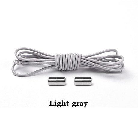 Elastic Lock Shoe Laces No Tie Shoelaces New Simplicity Round Metal Tip Shoelace Leisure Quick Sport Shoe Laces Unisex - V.I.P Digital Presence