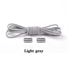 Elastic Lock Shoe Laces No Tie Shoelaces New Simplicity Round Metal Tip Shoelace Leisure Quick Sport Shoe Laces Unisex - V.I.P Digital Presence