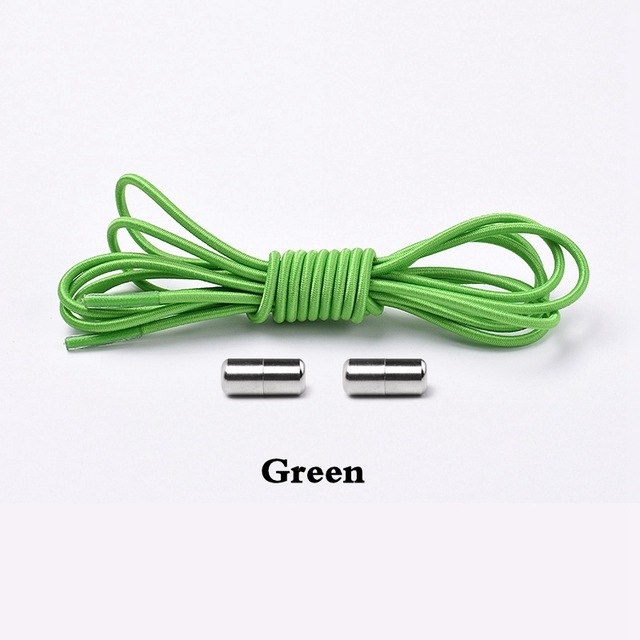 Elastic Lock Shoe Laces No Tie Shoelaces New Simplicity Round Metal Tip Shoelace Leisure Quick Sport Shoe Laces Unisex - V.I.P Digital Presence