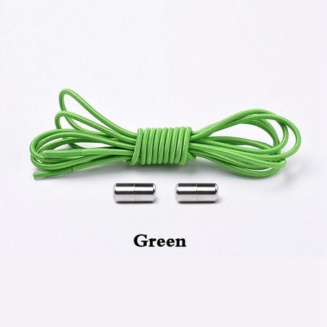 Elastic Lock Shoe Laces No Tie Shoelaces New Simplicity Round Metal Tip Shoelace Leisure Quick Sport Shoe Laces Unisex - V.I.P Digital Presence