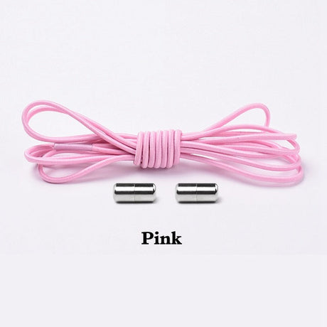 Elastic Lock Shoe Laces No Tie Shoelaces New Simplicity Round Metal Tip Shoelace Leisure Quick Sport Shoe Laces Unisex - V.I.P Digital Presence