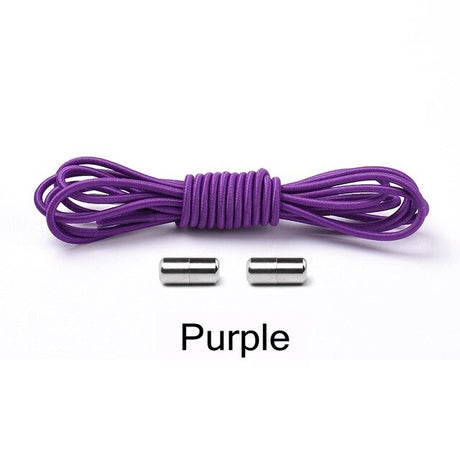Elastic Lock Shoe Laces No Tie Shoelaces New Simplicity Round Metal Tip Shoelace Leisure Quick Sport Shoe Laces Unisex - V.I.P Digital Presence
