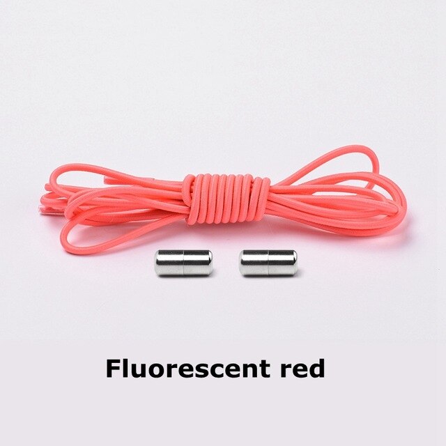 Elastic Lock Shoe Laces No Tie Shoelaces New Simplicity Round Metal Tip Shoelace Leisure Quick Sport Shoe Laces Unisex - V.I.P Digital Presence