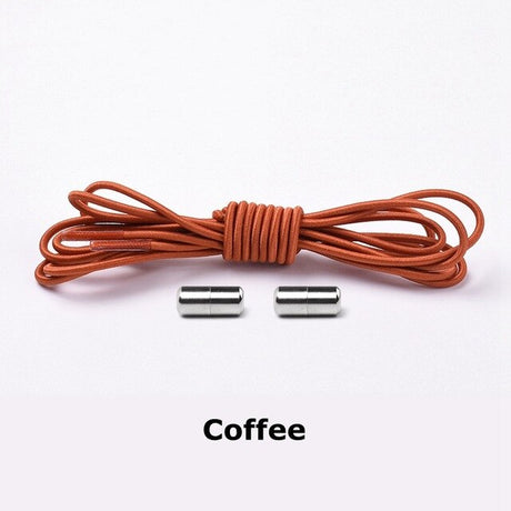 Elastic Lock Shoe Laces No Tie Shoelaces New Simplicity Round Metal Tip Shoelace Leisure Quick Sport Shoe Laces Unisex - V.I.P Digital Presence