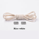 Elastic Lock Shoe Laces No Tie Shoelaces New Simplicity Round Metal Tip Shoelace Leisure Quick Sport Shoe Laces Unisex - V.I.P Digital Presence