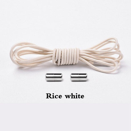 Elastic Lock Shoe Laces No Tie Shoelaces New Simplicity Round Metal Tip Shoelace Leisure Quick Sport Shoe Laces Unisex - V.I.P Digital Presence