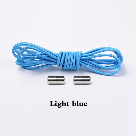 Elastic Lock Shoe Laces No Tie Shoelaces New Simplicity Round Metal Tip Shoelace Leisure Quick Sport Shoe Laces Unisex - V.I.P Digital Presence