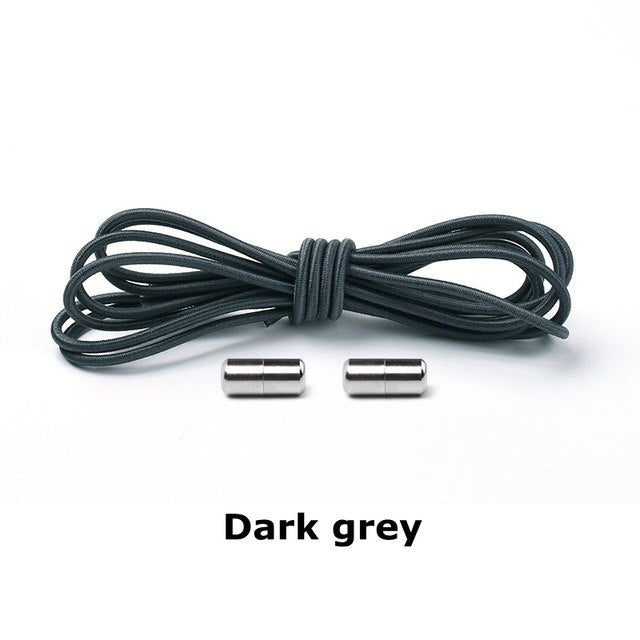 Elastic Lock Shoe Laces No Tie Shoelaces New Simplicity Round Metal Tip Shoelace Leisure Quick Sport Shoe Laces Unisex - V.I.P Digital Presence