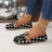 Floral PU Leather Flat Loafers - V.I.P Digital Presence
