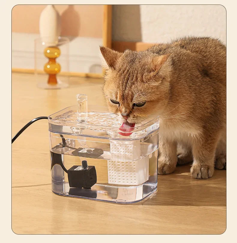 Pet fountain water bowl best sale