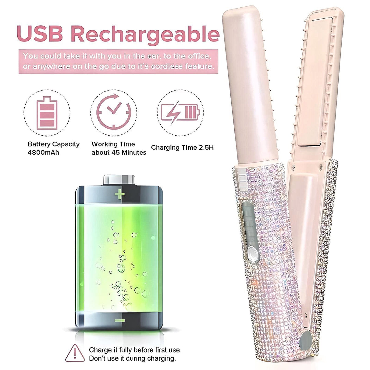 GlamSwirl Cordless Styler - V.I.P Digital Presence