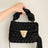 Hand woven bag crochet bag shoulder bag women's Fried Dough Twists portable tassel bag - V.I.P Digital Presence