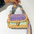 Hand woven bag crochet bag shoulder bag women's Fried Dough Twists portable tassel bag - V.I.P Digital Presence