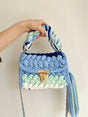 Hand woven bag crochet bag shoulder bag women's Fried Dough Twists portable tassel bag - V.I.P Digital Presence