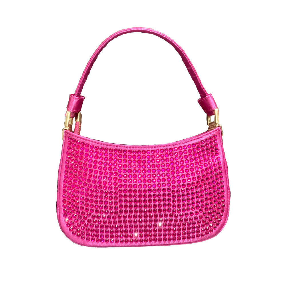 Handle Rhinestones Evening clutch Bag Purses and handbag luxury Designer hobo shoulder bag Shiny Crystal Clutch Women's bag - V.I.P Digital Presence