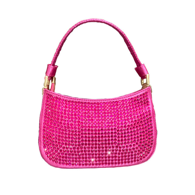 Handle Rhinestones Evening clutch Bag Purses and handbag luxury Designer hobo shoulder bag Shiny Crystal Clutch Women's bag - V.I.P Digital Presence