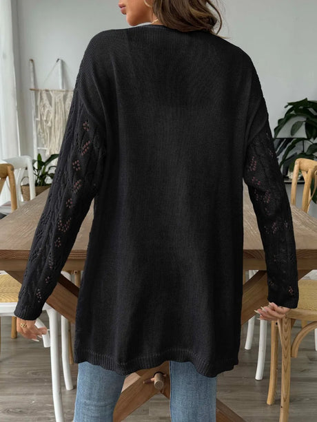 Hollow woven sweater without buttons air-conditioned sweater casual jacket - V.I.P Digital Presence
