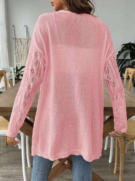 Hollow woven sweater without buttons air-conditioned sweater casual jacket - V.I.P Digital Presence
